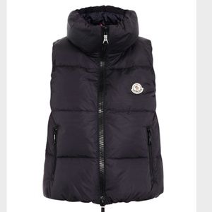 Moncler Black Puffy Vest